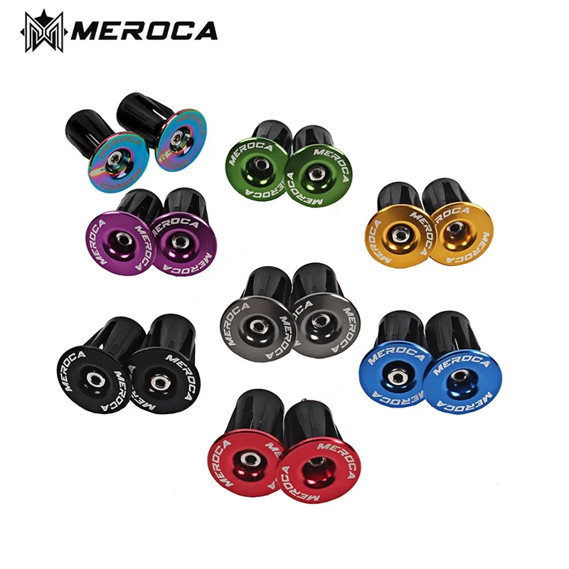 Aluminum Alloy Road Bike Handlebar Cap Bike Parts MTB Bicycle Handle Bar End Plugs Inflated Grips Cap