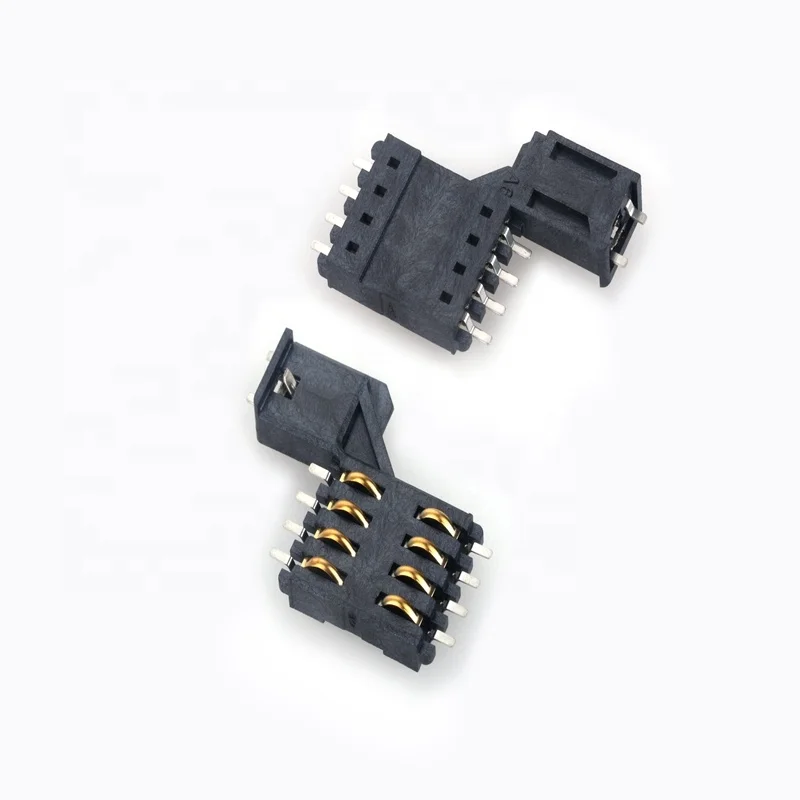 17years factory price MUP  High Quality  8pin+switch  sim card connector normally open 8pin amphenol automotive card socket
