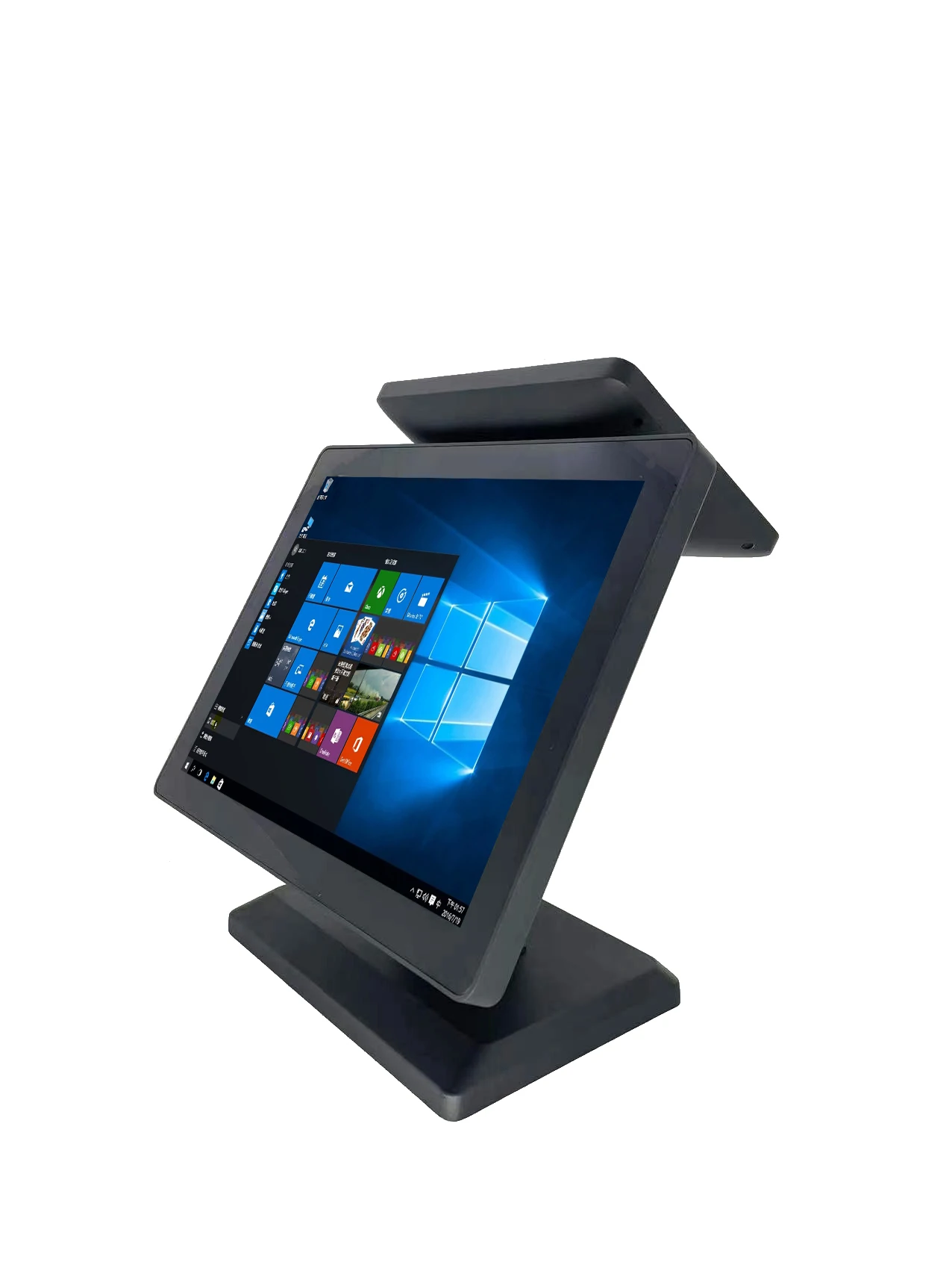 Aonpos алюминиевый сплав Windows Pos розничный кассовый аппарат с электроникой второго экрана все в одном EPOS