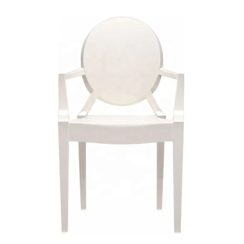 Transparent Blue Color Modern Acrylic Stacking Kitchen And Dining Room Arm Resin Ghost Chairs For Wedding Using
