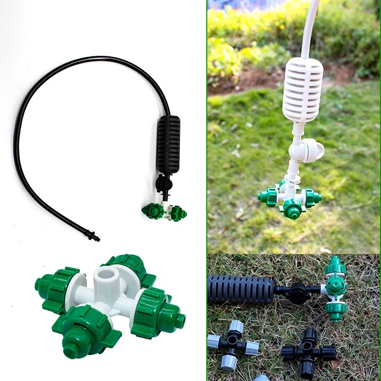 Cross Fogger Mist Sprayer Drip Irrigation System Micro Sprinkler for Greenouse
