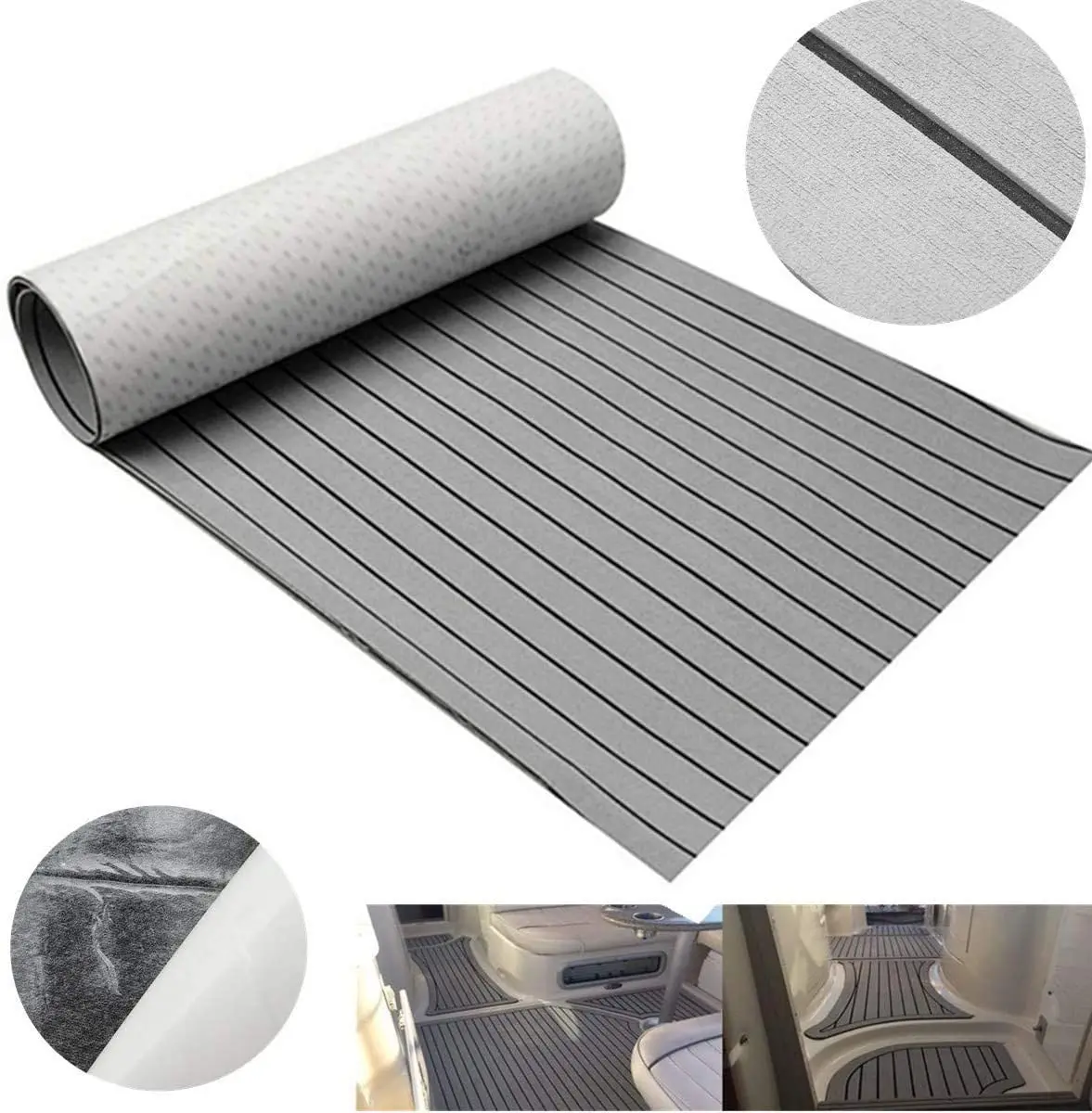 Luxury Waterproof EVA Non Slip Mat Flooring Sheet Boat Air Deck Marine Flooring Faux EVA Decking mat