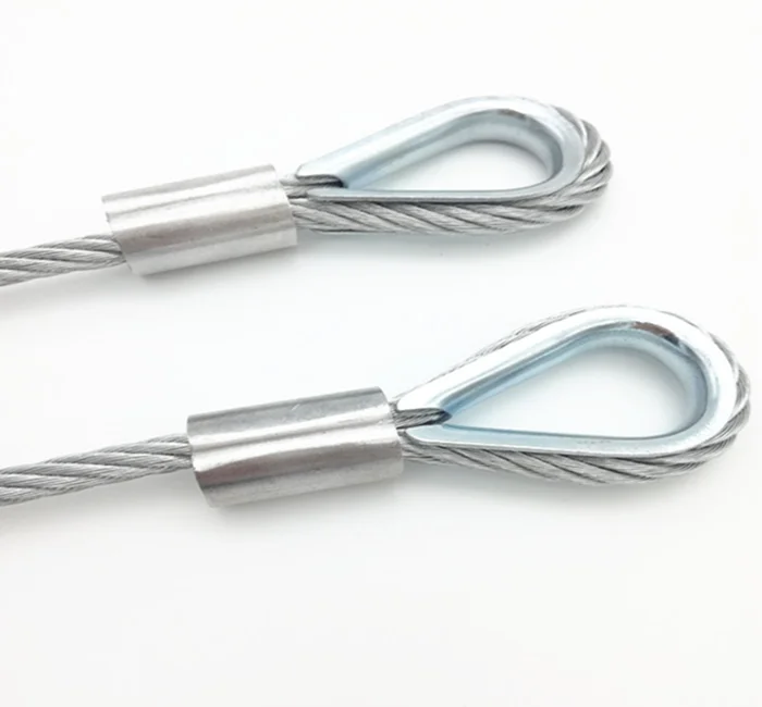 8 number shape Steel Wire rope Aluminum Ferrule