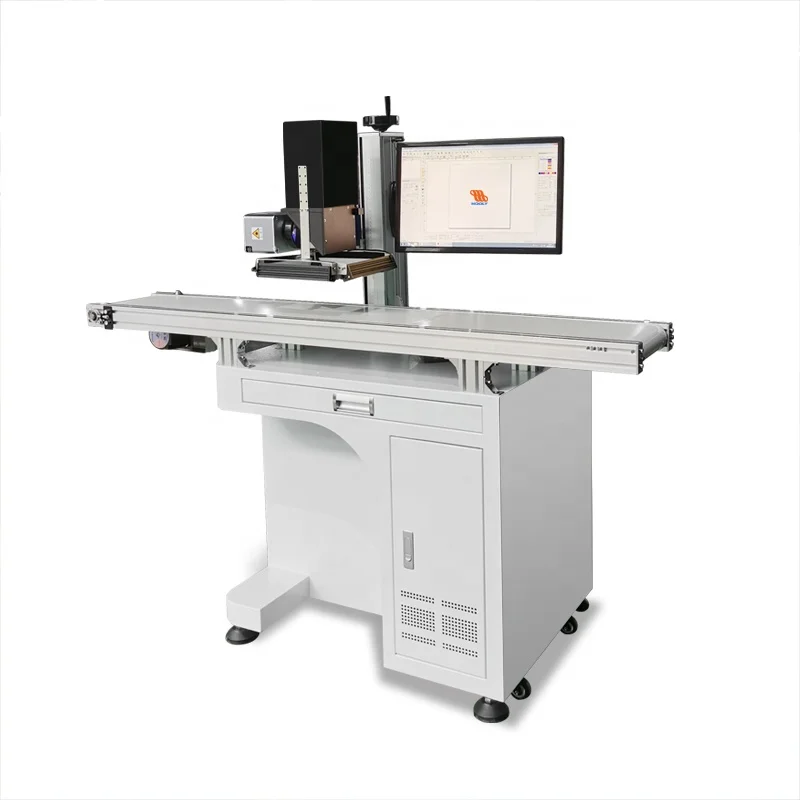 Hooly Laser China factory price 100w CCD camera positioning laser marking machine for metal