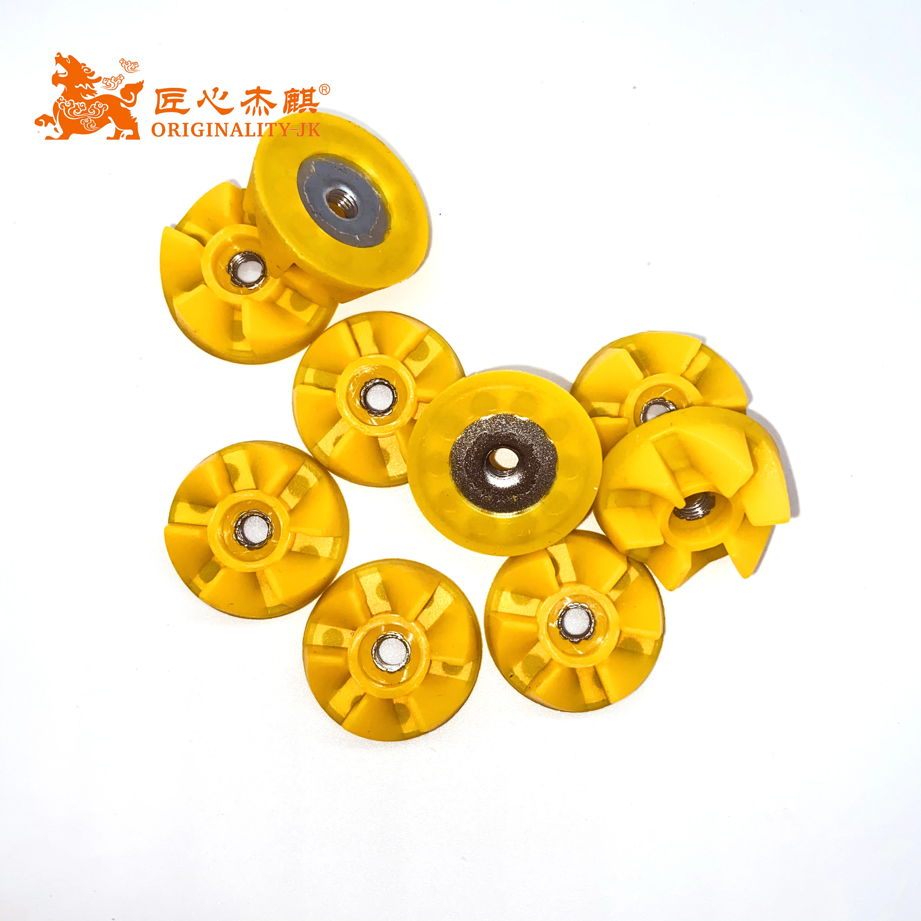 
Factory wholesale high quality Yellow rubber drive wheel for blender crusher 