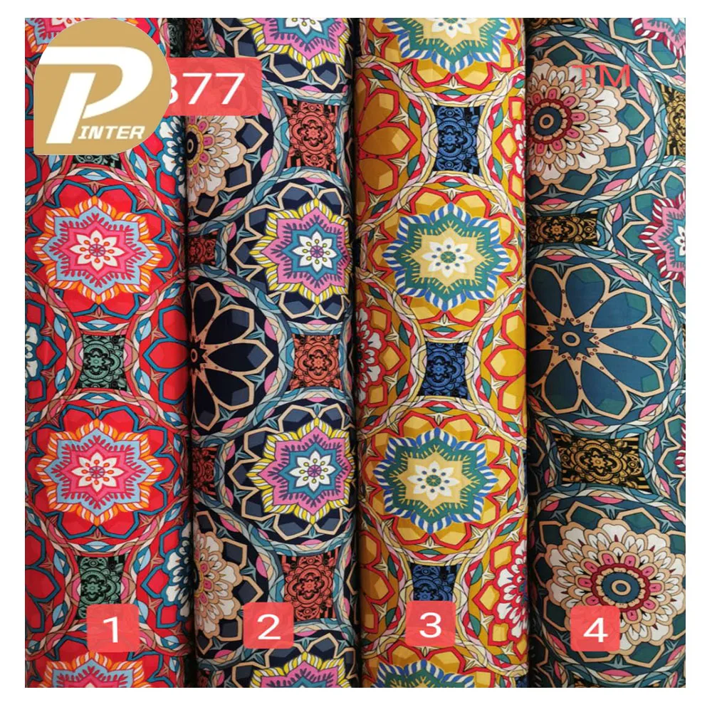 High Quality Factory Price Ready Goods Customized Printed 100% Rayon Viscose Modal Fabric