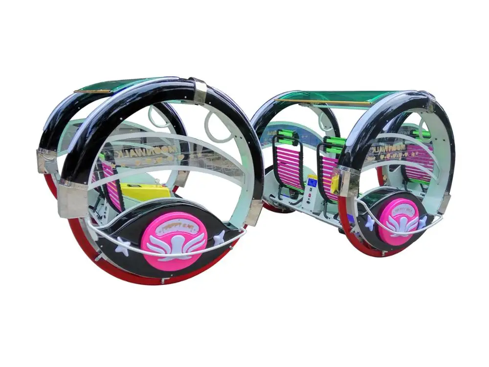 Theme park outdoor playground battery powered happy rolling car for children