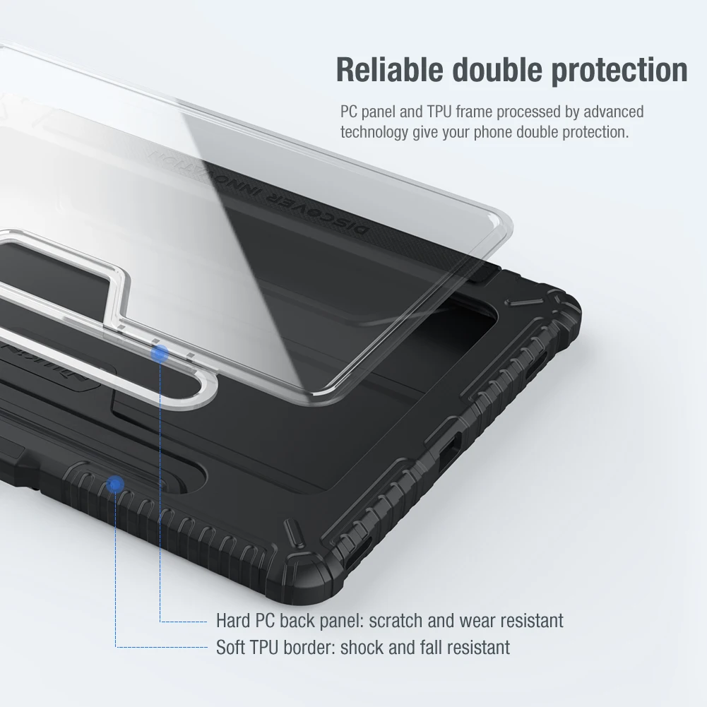 Чехол-Бампер Nillkin для Samsung galaxy S8 5G / + PLUS кожаный чехол-книжка с магнитной застежкой и держателем карандашей