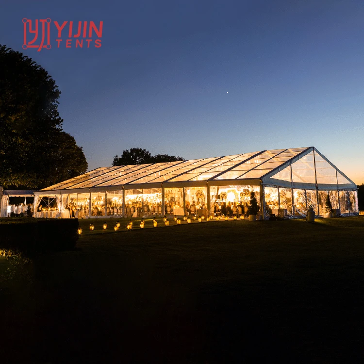 30x30 40x40 luxury outdoor large white pvc wedding party tent for sale