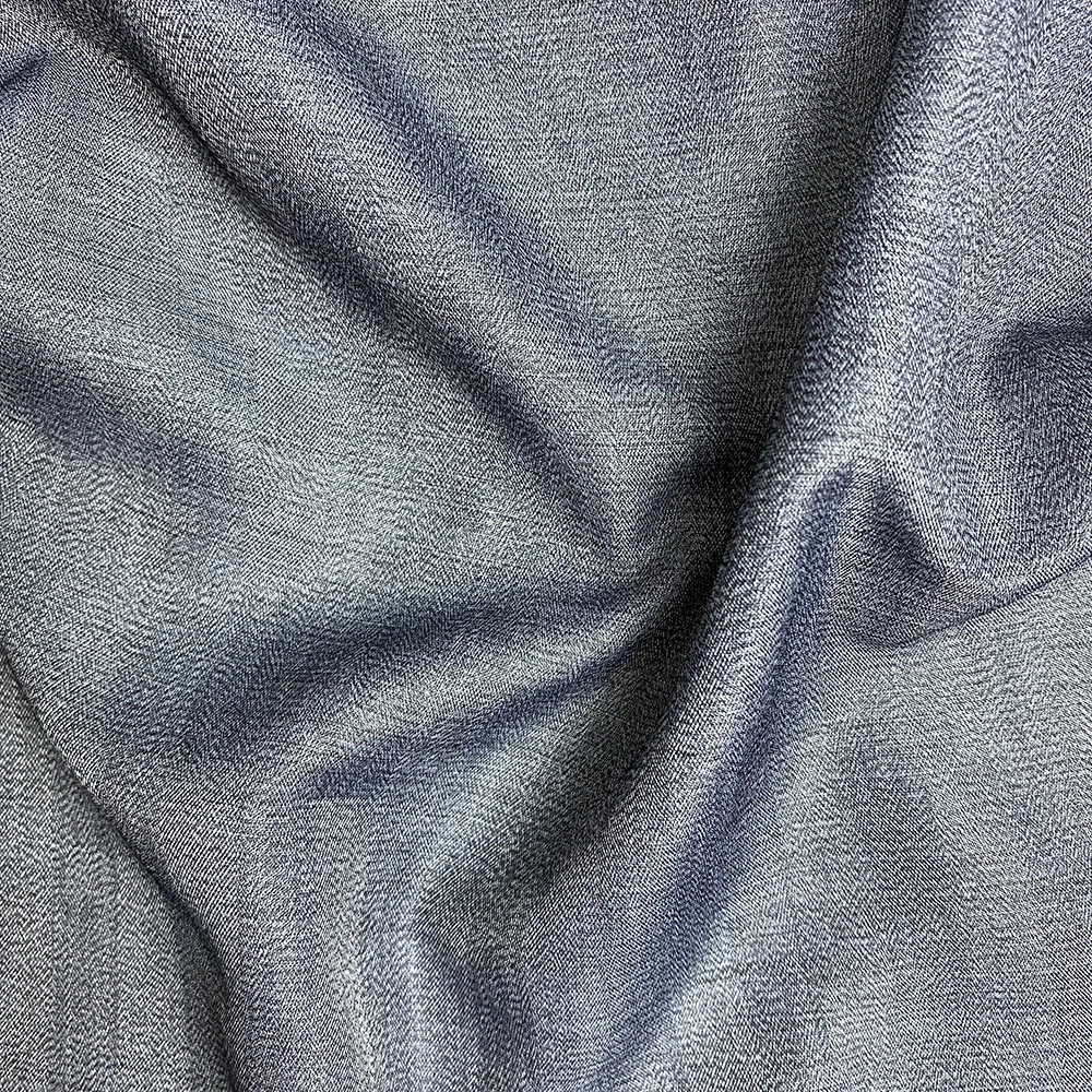 Popular Product Poly Two-tone Fabrics Melange Grey Chiffon Fabric for Cloth