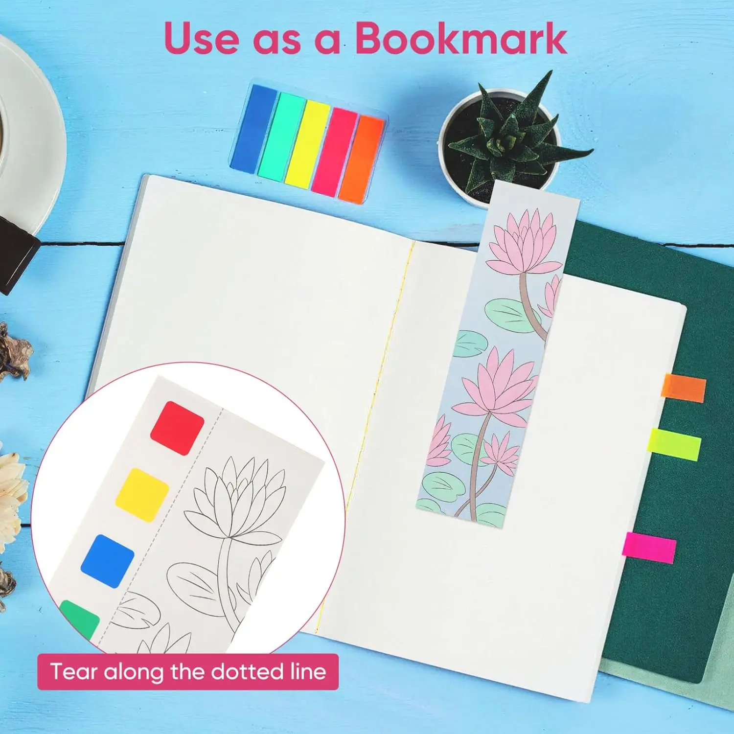 Art DIY Water Coloring Books Watercolor Painting Drawing Paper Pocket Watercolor Painting with Brush