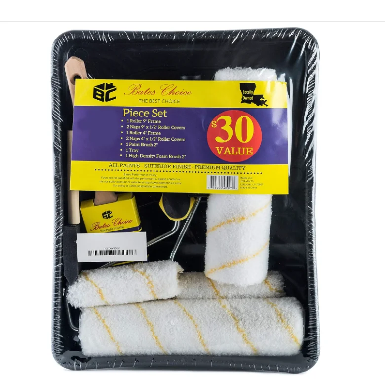 House painting tray 11 Piece Home Painting low MOQ high end paint roller set