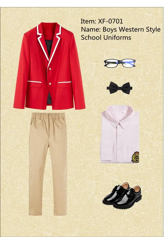 
High- School Uniform Designs Winter Coat Jacket International School Uniform 