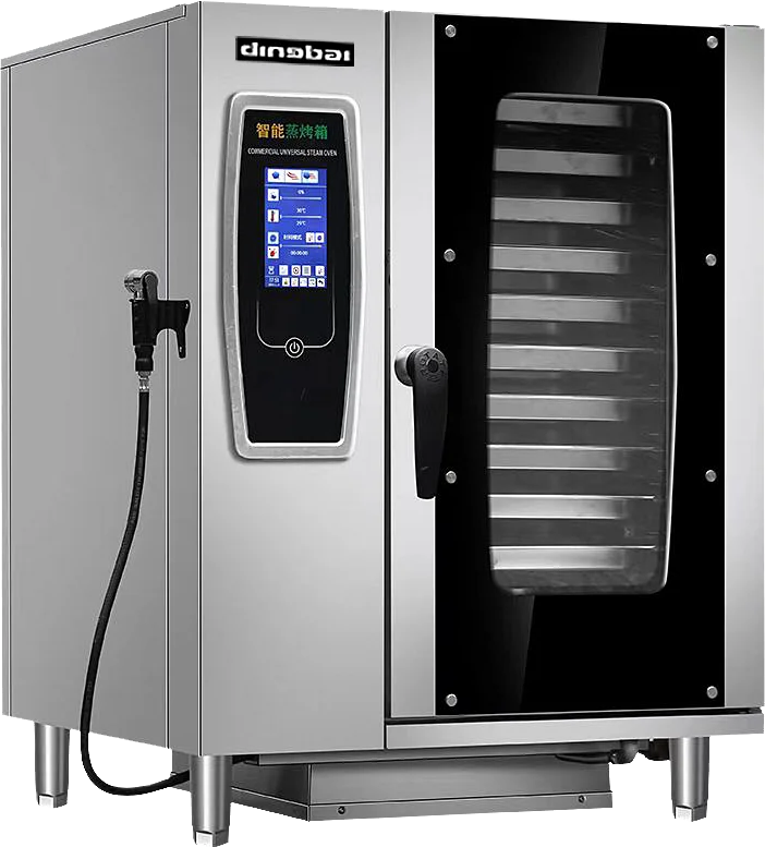 Fully automatic steam and bake oven for steaming fish and roasting chicken and duck