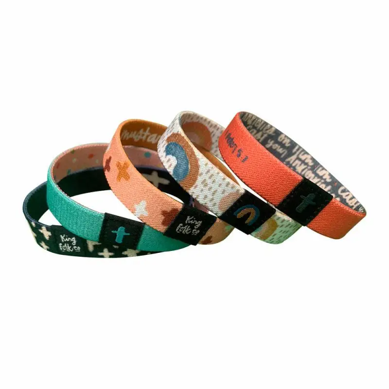 Smart Sensor Sport Bracelet Fabric Wristbands Elastic Custom Fabric Wristband Elastic Wristband Nfc