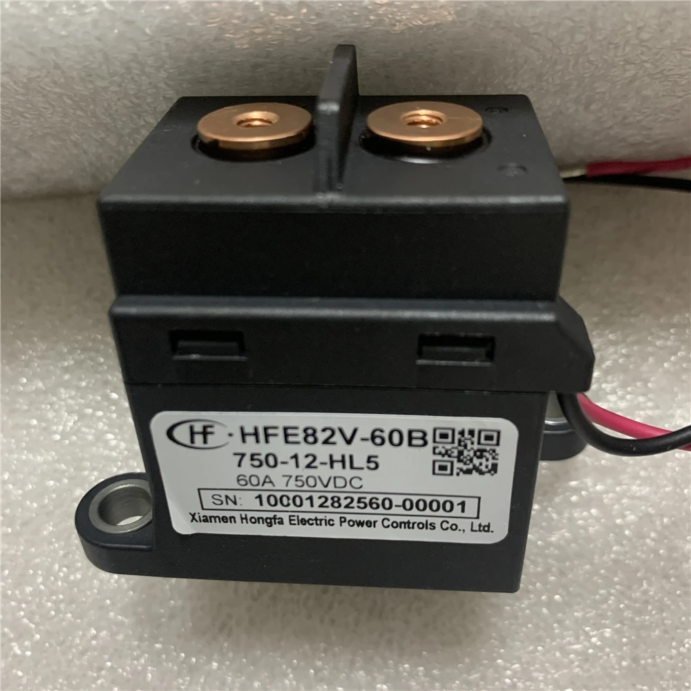 HONGFA высоковольтный КОНТАКТОР DC реле HFE82V-60B-750-12-HL5