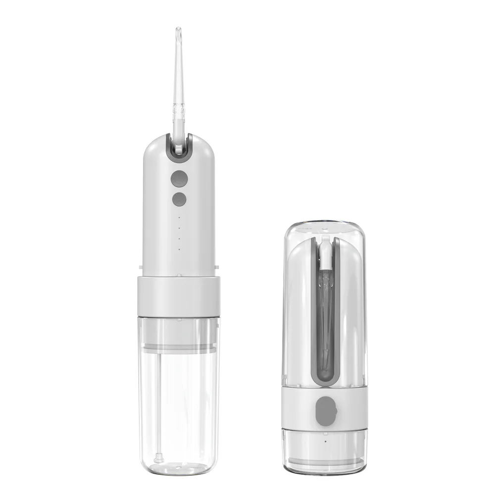 Pocket size oral irrigator water pick dental water floss for travel, 4 working modes, detachable water tank easy to clean