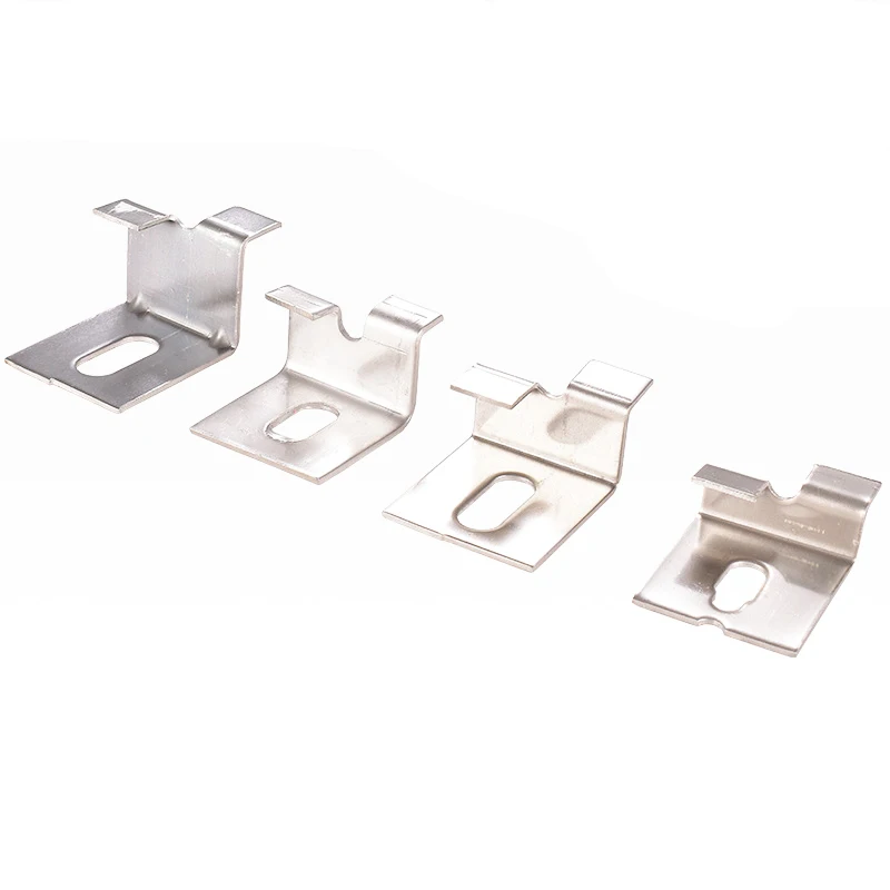 Curved Stone Dry Hanging Accessories Wall Marble Stainless Steel Buckle Bracket