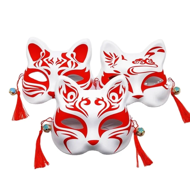 Factory Outlet Multiple Styles Cosplay Novelty Cat Face Carnival Animal Head Masks For Party Rave Face Mask Customized