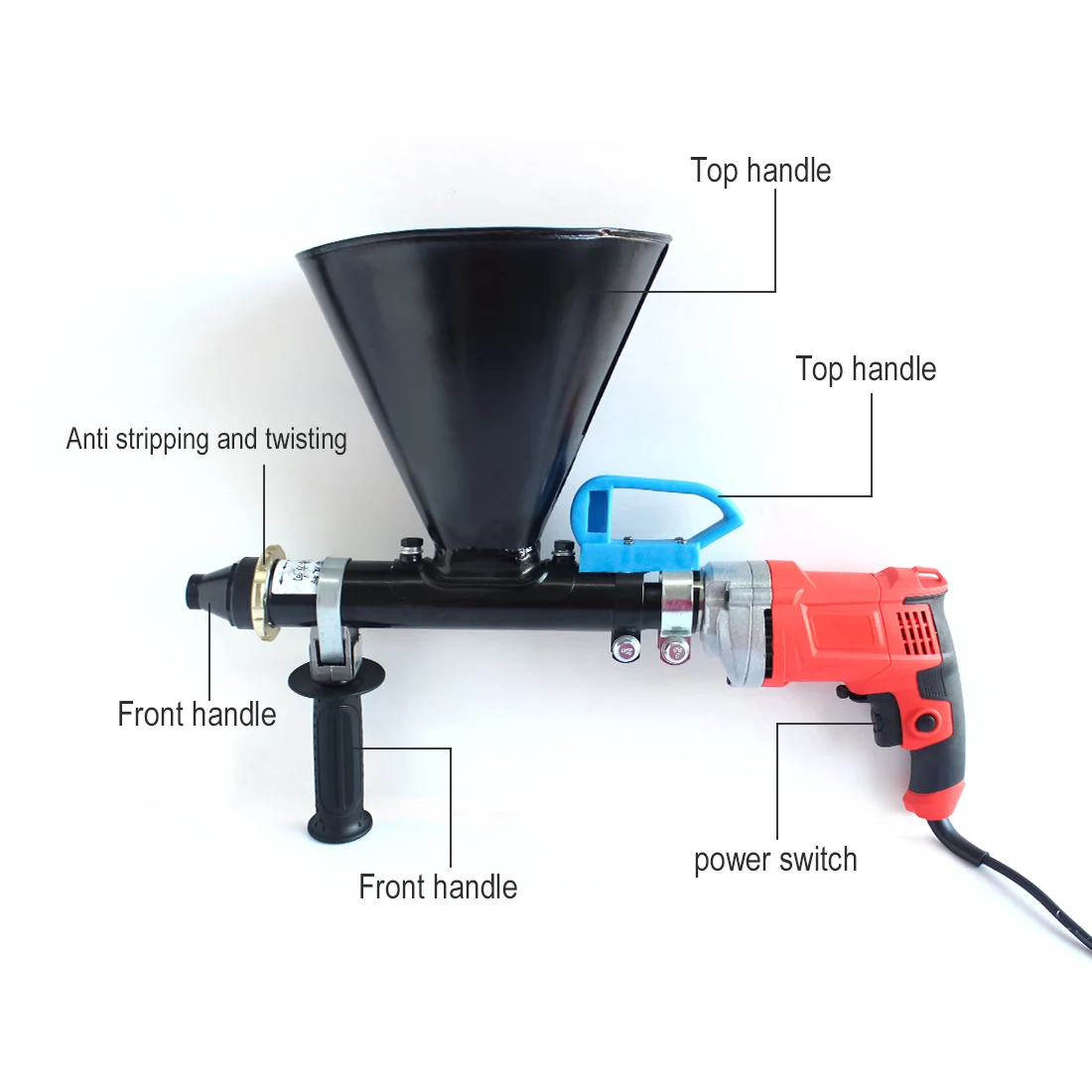 220V Electric Cement Mortar Caulking Gun Door and Window Gap Grouting Machine