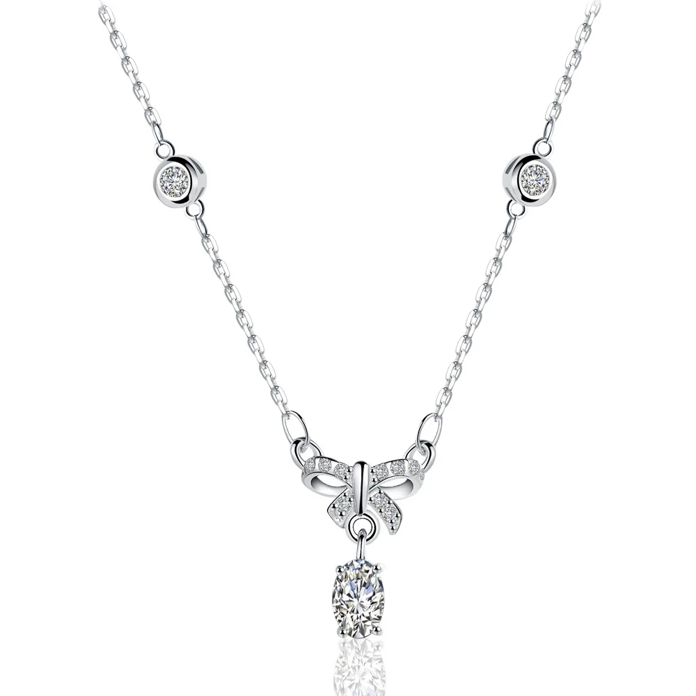 2020 new factory clavicle chain 925 sliver fashion necklace for women