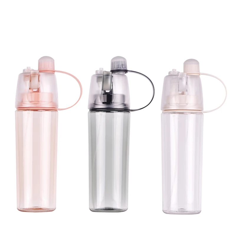 New Product 21oz Bottles Plastic Water Bottle Portable Mist Spray Bottle Plastic Water Cup