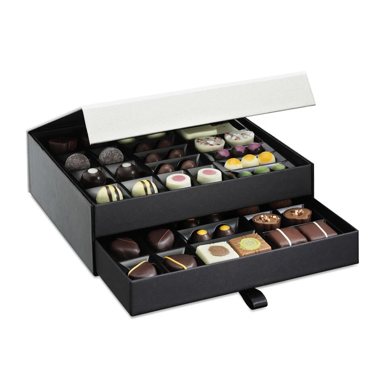 2019 г. китайская бумажная коробка Заводская пустая из крафтовой бумаги для шоколада