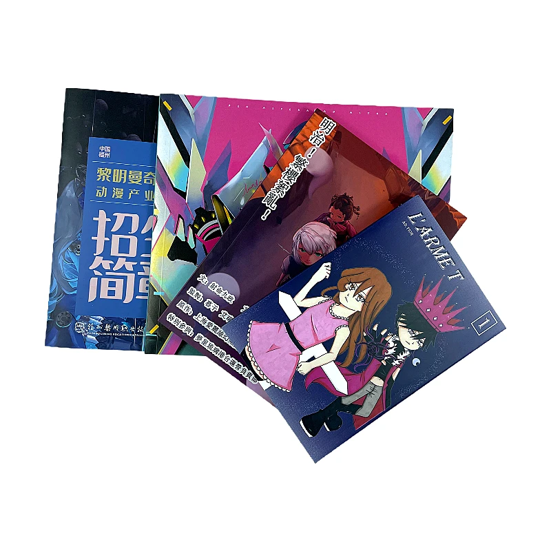 High Quality Comic Book Manga Book Print for Teenagers Paper & Paperboard,paper & Paperboard Soft Cover CYMK and Pantone CN;FUJ