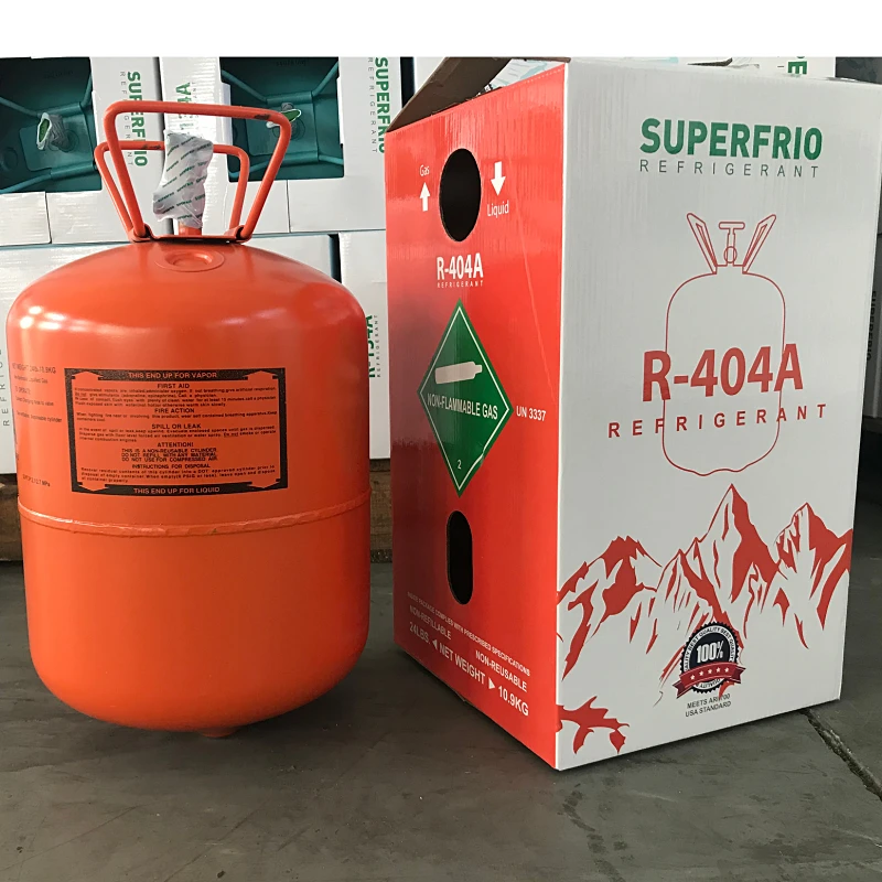 99.9% purity 10.9kg made in china factory refrigernat 404a 404 r404a refrigerant gas