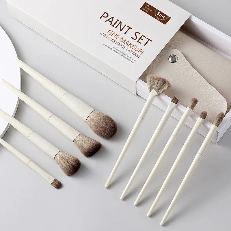 Customization 10 x makeup Soft loose foundation make-up powder blusher eye shadow high gloss brush full set zero series