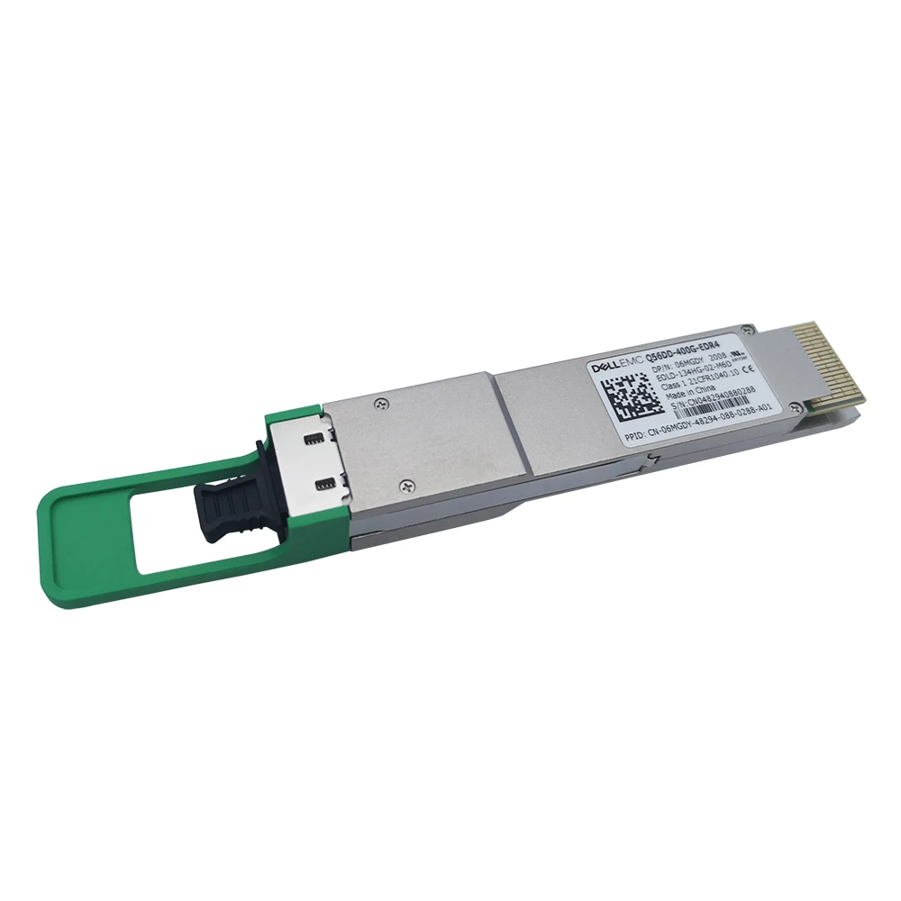 DEL EMC Q56DD-400G-EDR4 400G QSFP56-DD 1310nm 2km 8 Core parallel Single-mode MPO-12 Optical Module Interop 4x100GbE-DR1/FR1/LR1