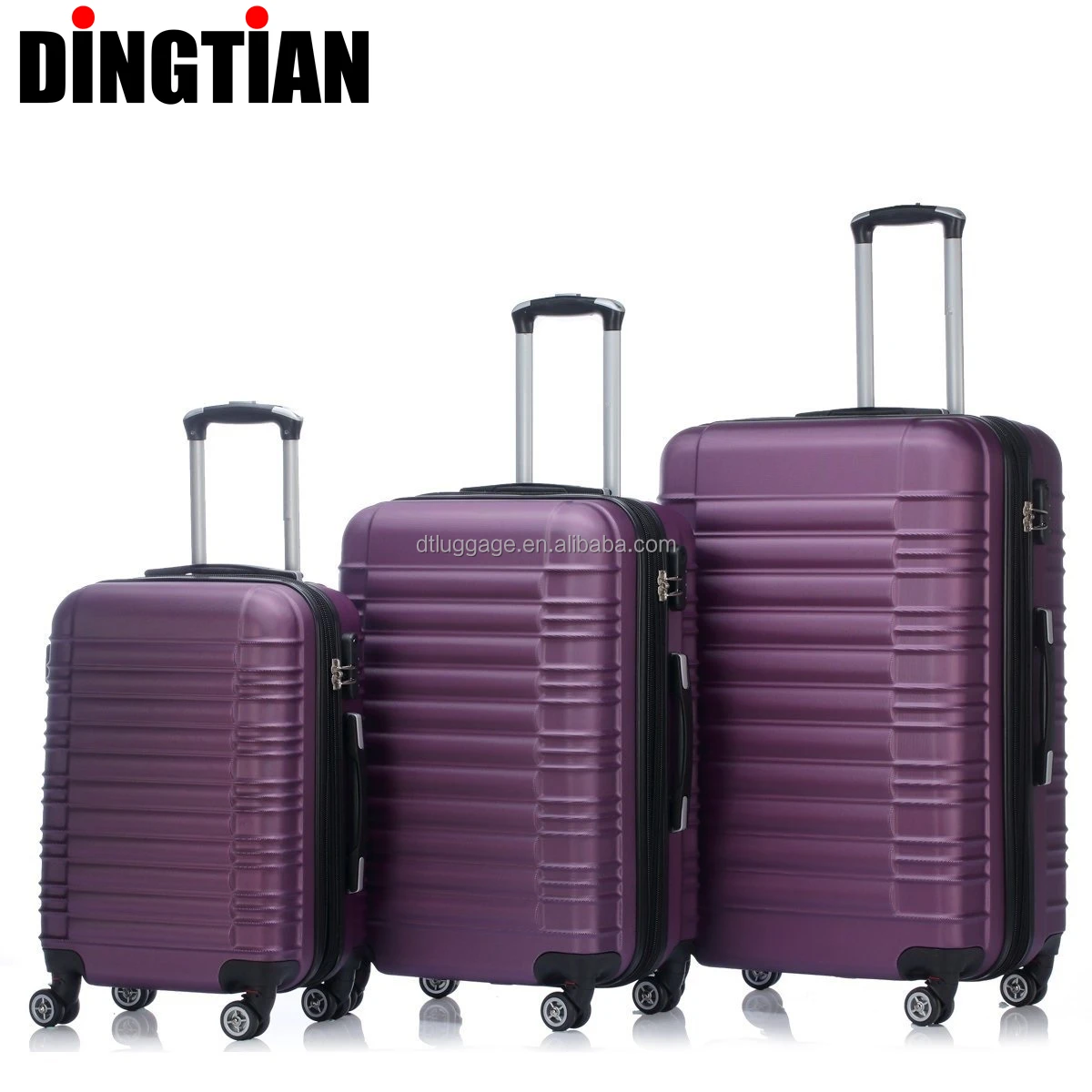 Factory price travel style luggage bag set carry on suitcase