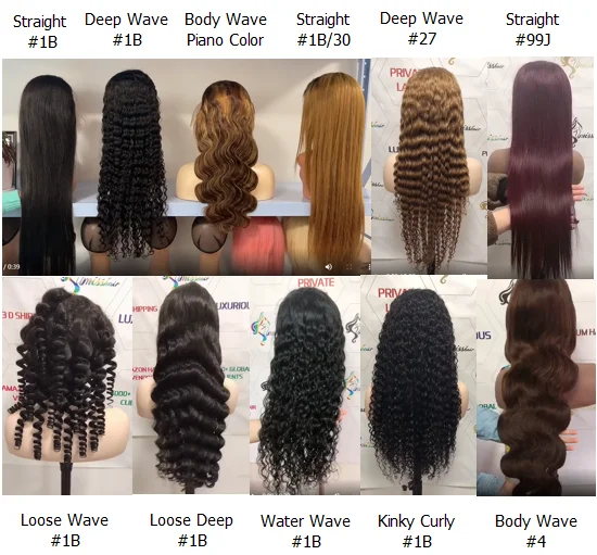 Human Hair Pre Pluck Lace Wig Ponytail Braiding Hair Cuticle Aligned Virgin Hair Brazilian Wig Hand-tied Full Lace Wigs