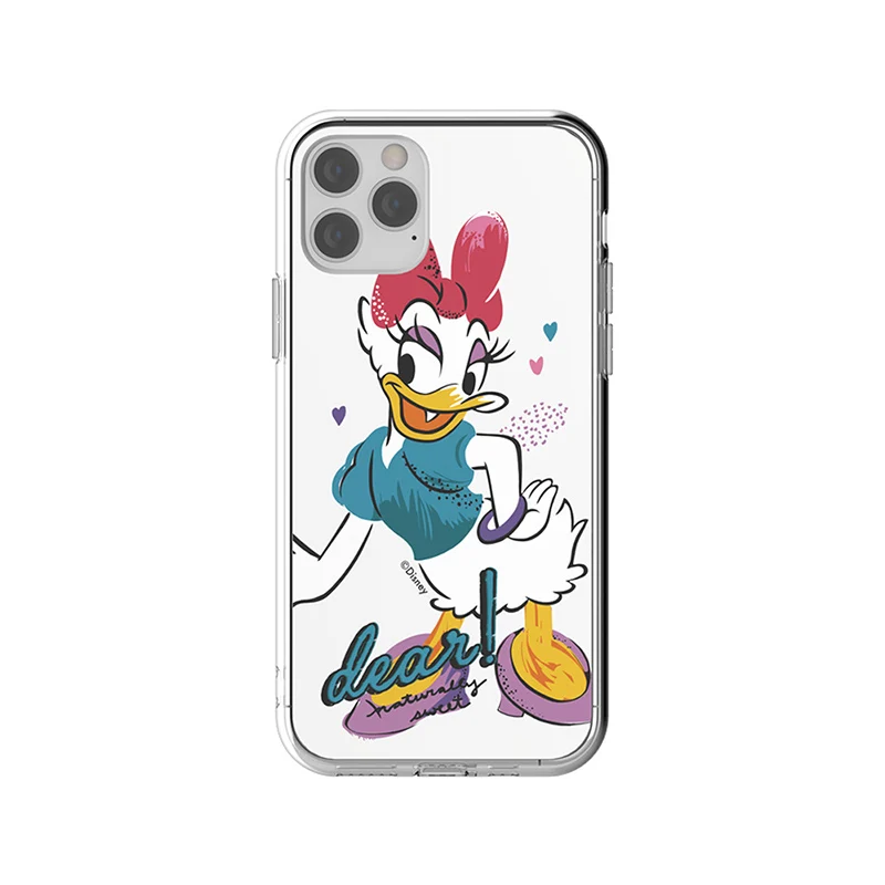 
Clear glitter mobile back cover glittering phone case with winding 