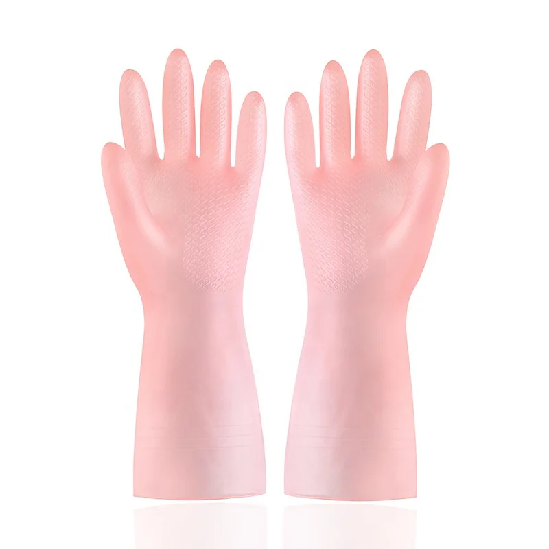 Food Prep Gloves Reusable Latex Candy Color Kitchen Washing Household Powder Free Latex Gloves