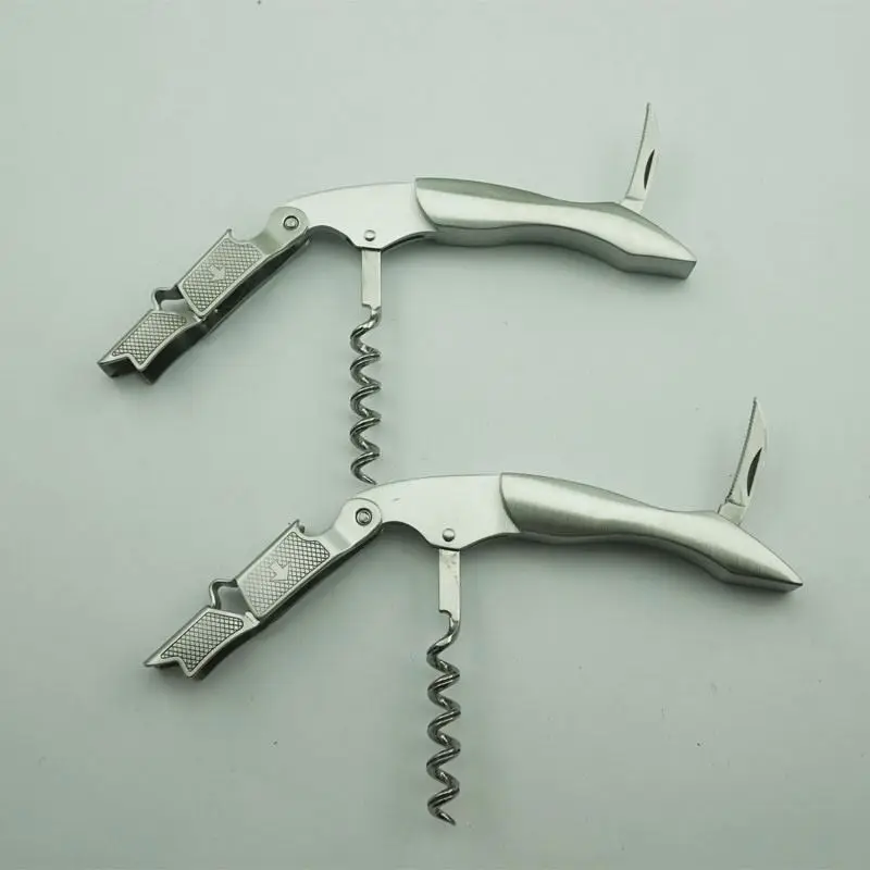 2019 customized logo bird shape manual ss 2cr13 classical bottle opener wine corkscrew