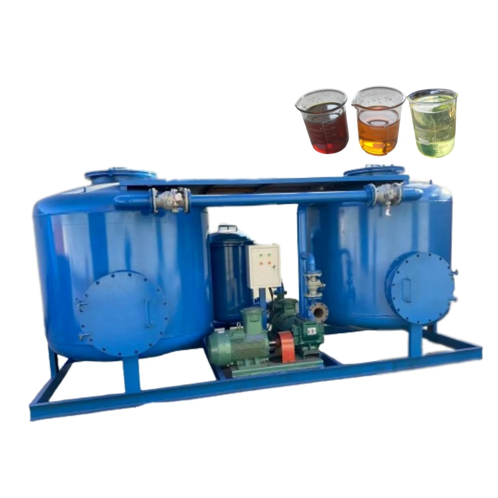 filtering equipment industrial  pressure oil filter recycling machine used oil filter machine