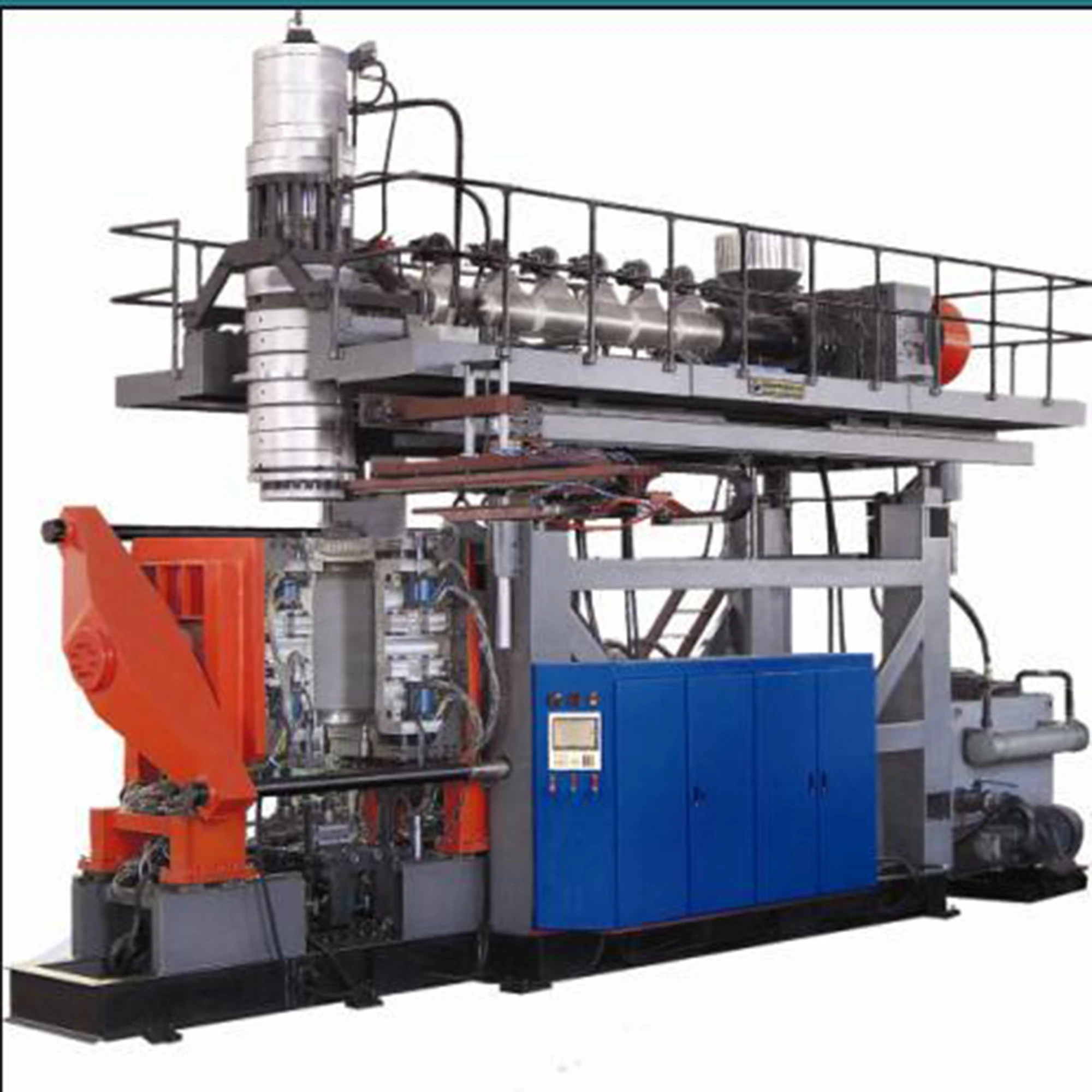 
Stacked barrel Extrusion blow molding machine 