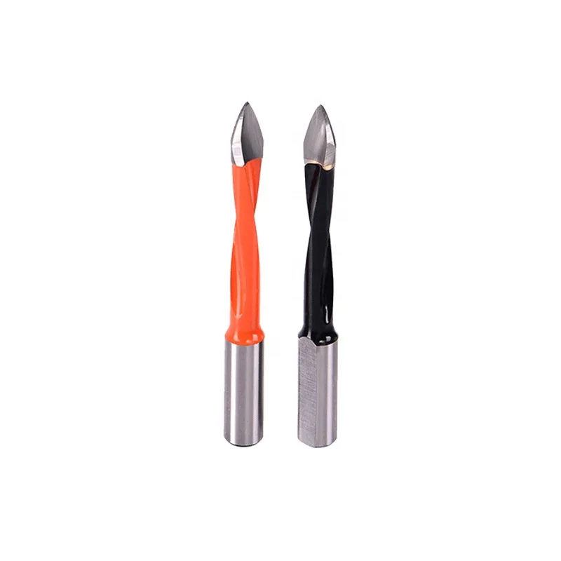 OEM furniture hardware tool  Tungsten Carbide left and right hand insert through hole V-shape drill bit