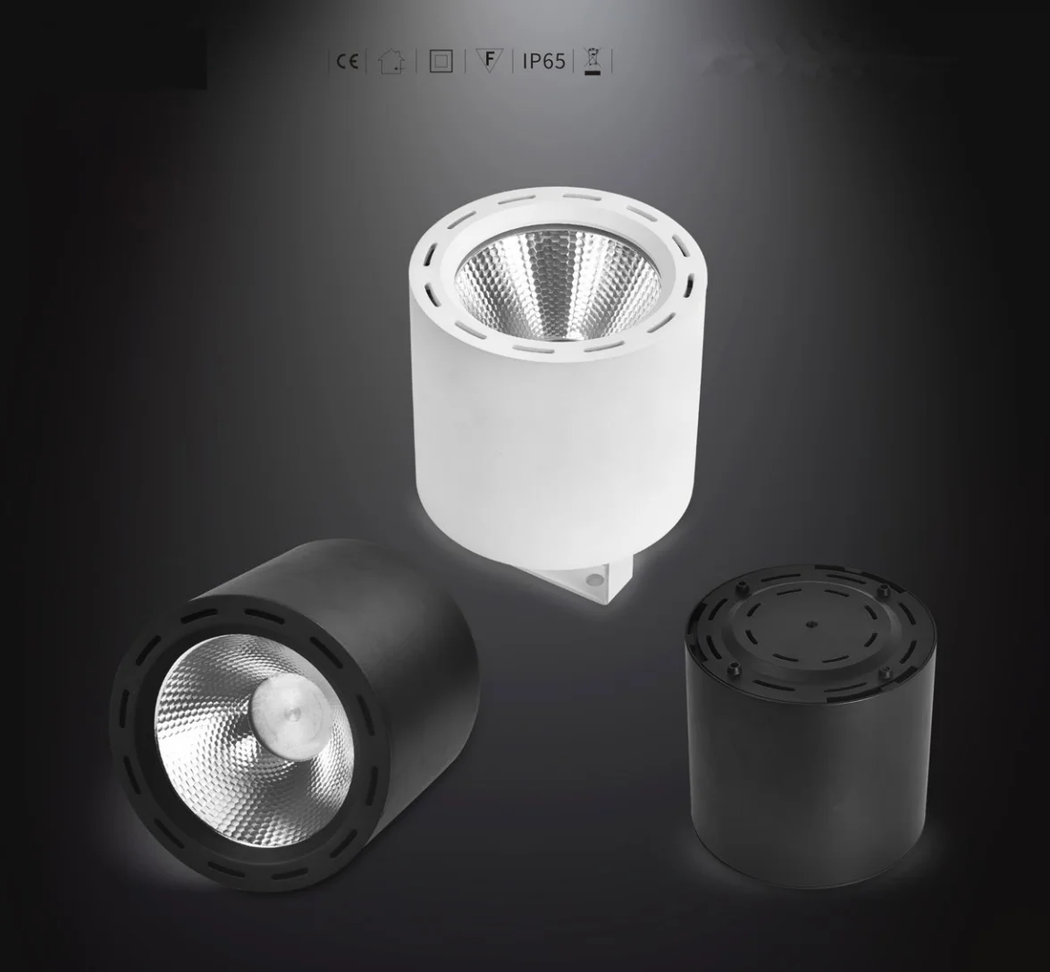 Kyqee High-speed Rail Station IP65 Surface Mounted DownLight 60W150W High Luminous  Flux Project Aviation Down Light