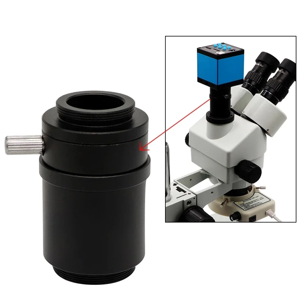 C mount Lens  0.3X 0.5X 1X Adapter CTV 1/2 1/3 1/1 camera  Adapter For Simul Focal Trinocular Stereo camera Microscope zoom lens