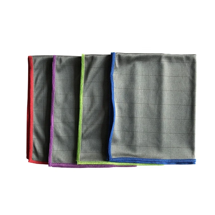 Биоразлагаемое супервпитывающее влагу полотенце из микрофибры и углеродного волокна