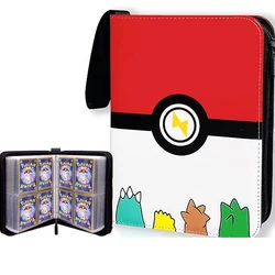 Hot 400 Cards Collector Album Poke mon Sports Trading Card Binder 4-Pocket TCG Game Cards Book Holder with 50 Removable Sleeves