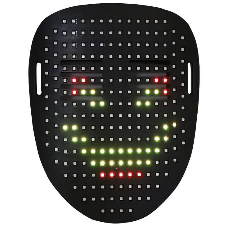Low Price Halloween Party Masks 12121 LED RGB Light up ABS Plastic Sponge Masks 0.5W SMD3535 Cosplay Face Masks