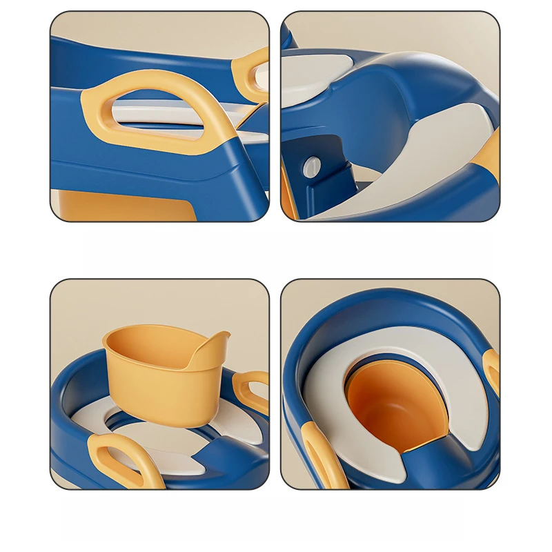 OEM Baby Kids Potty Training Toilet Seat cover Ladder With step stool