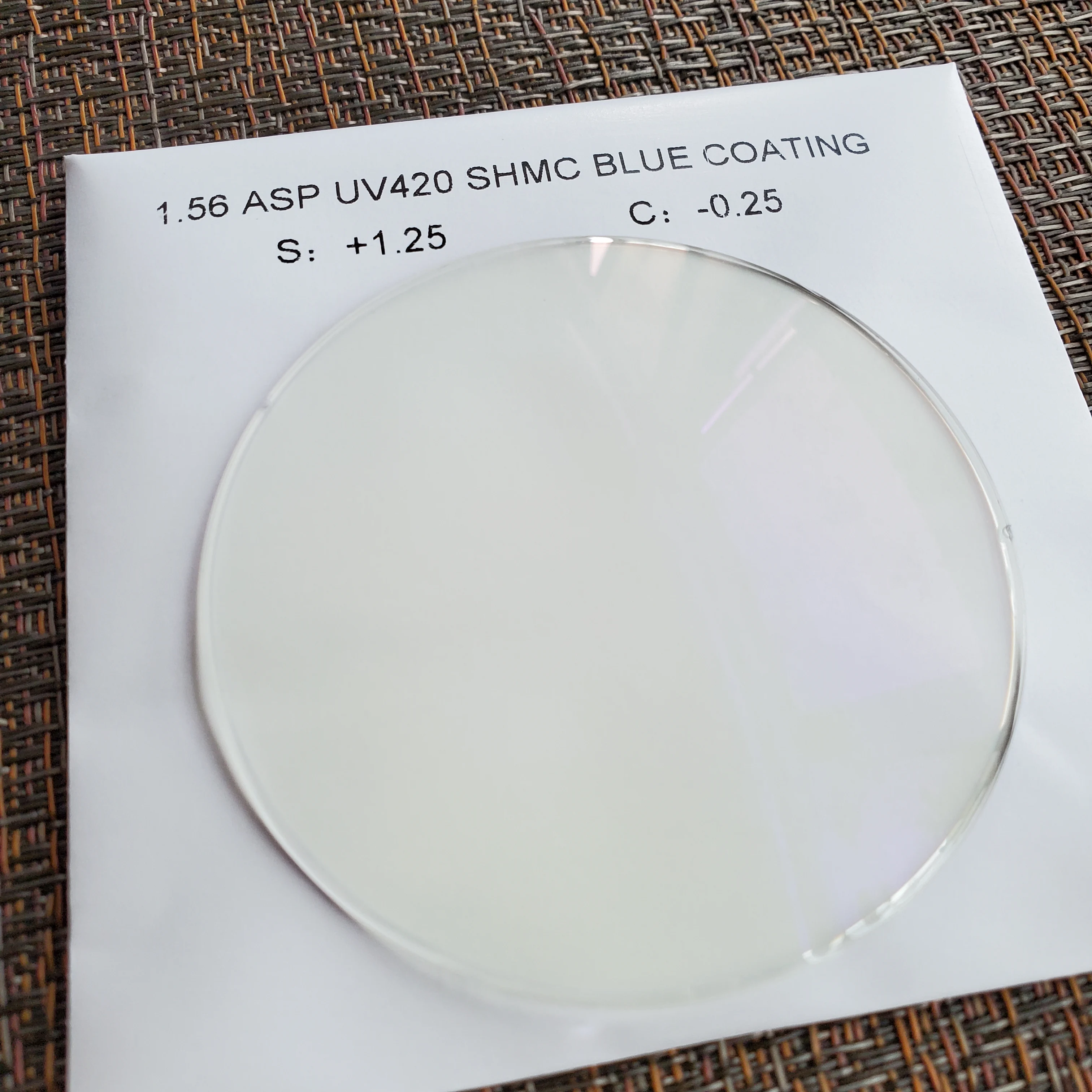 1.56 blue light blue cut lens optical eyeglasses lenses