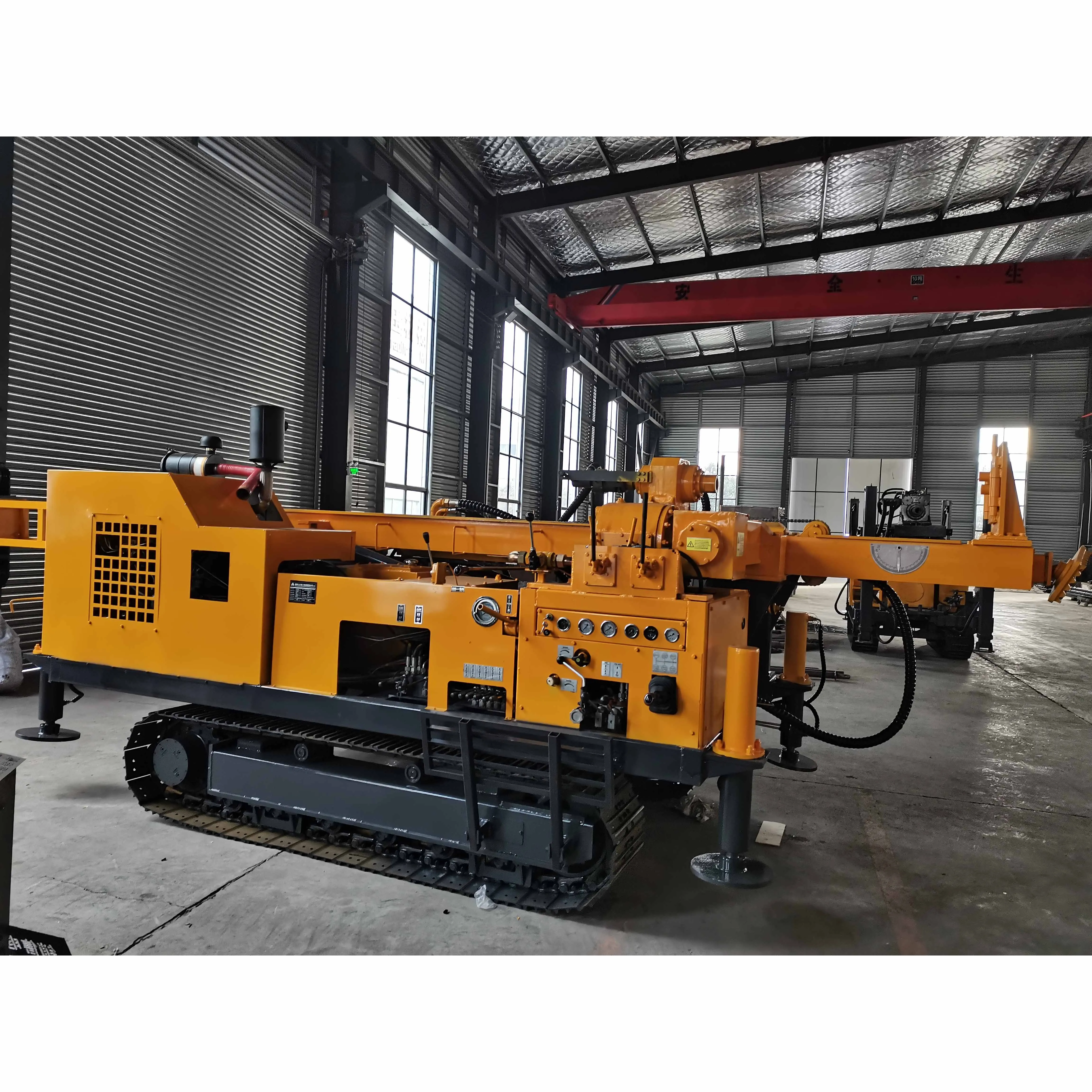 Crawler mounted diesel horizontal wireline rock core sample drillig rig for sale