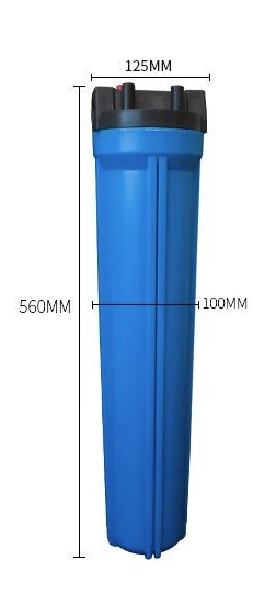 Household Wholesale Plastic Blue PP cartridge filter 10 inch 20 inch pvc filter housing