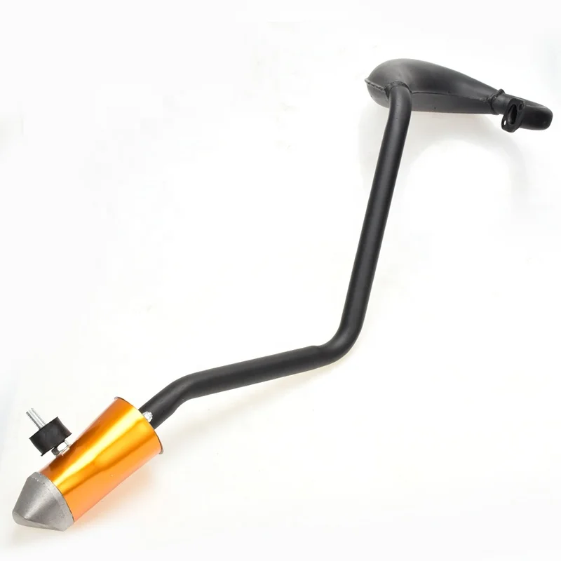 HIAORS Exhaust Muffler Silencer Pipe for 2 Stroke 47cc 49cc Pit Dirt Bike Mini ATV Quad Motorcycle Pocket Bike Engine Parts