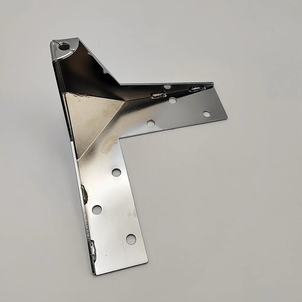 High 10cm 377g Each 2.5mm Thick Chrome-Plated Black Paint Gold Heavy Sofa Feet Customizable Color for Home Office Use